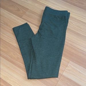 Forever 21 dark green leggings